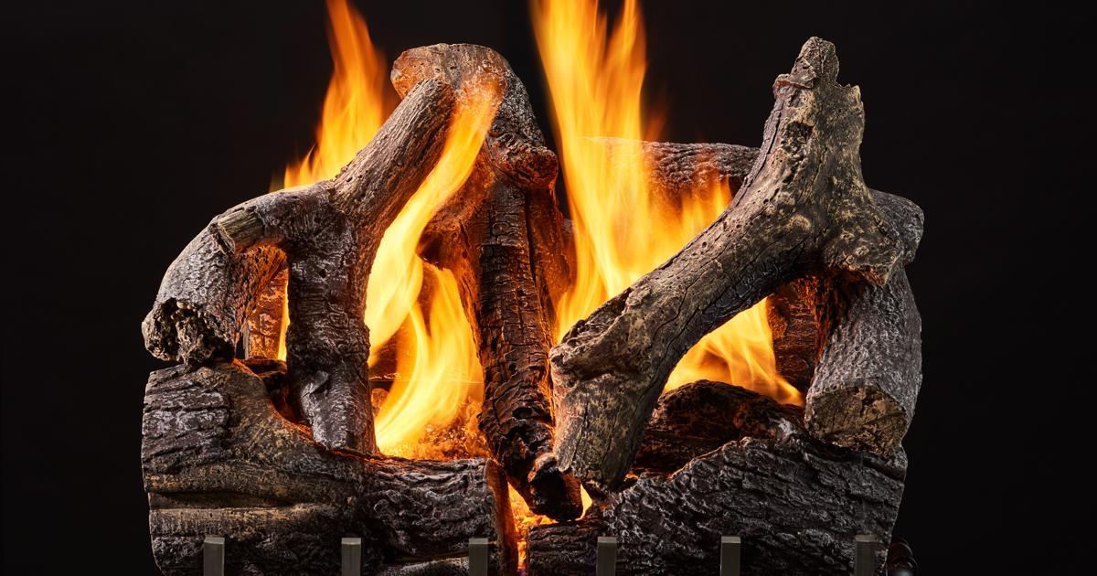Grand Oak Gas Logs Set | Majestic Products
